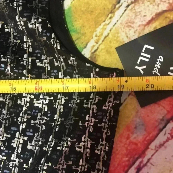 Kate and Lily dress plus size 14 metallic fabric design - Picture 8 of 10